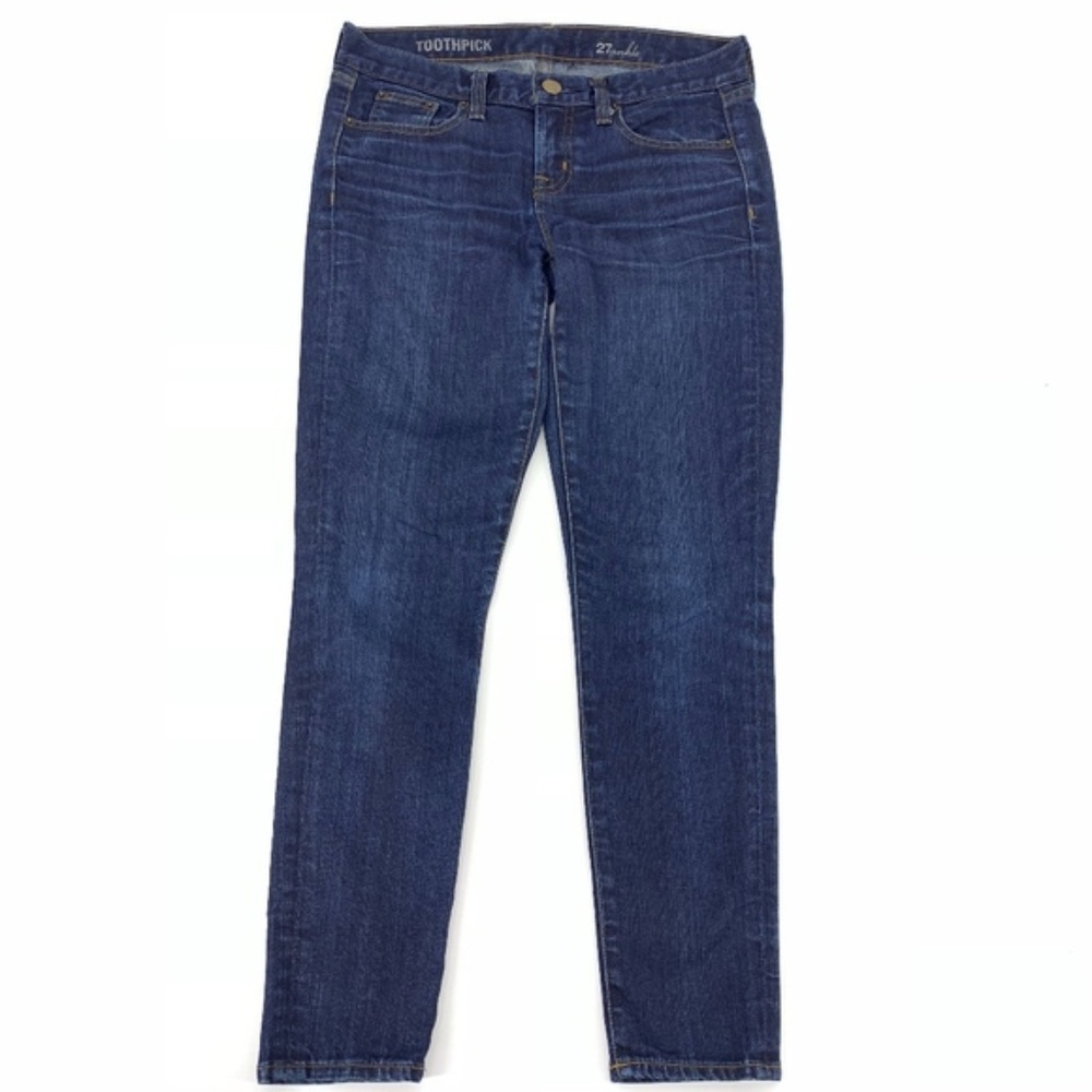 J Crew Cropped Toothpick Jeans